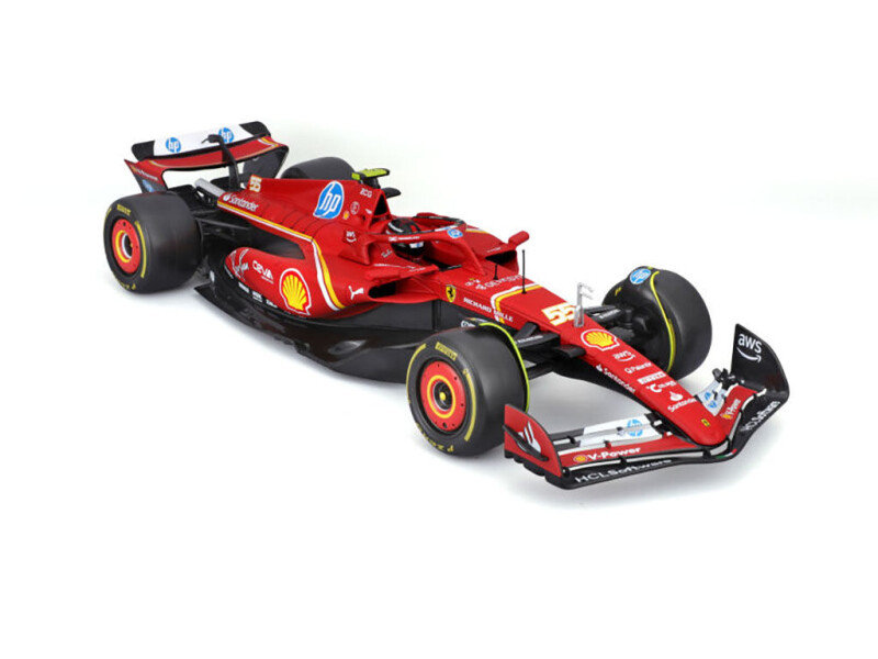 Bburago Ferrari SF-24 1:18 (2024) #55 Carlos Sainz 